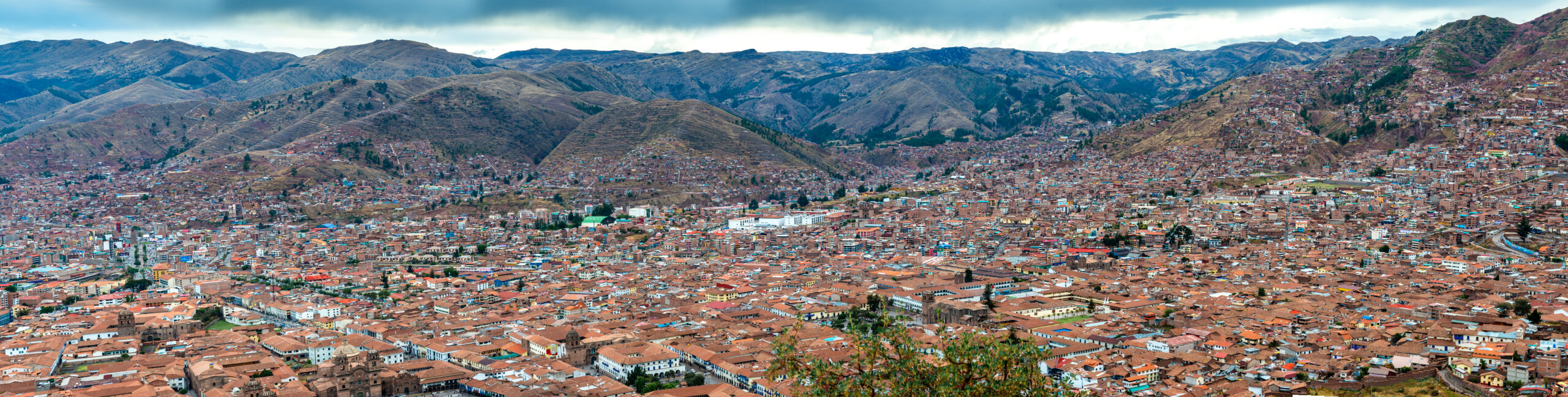 Panorama view of city Cusco