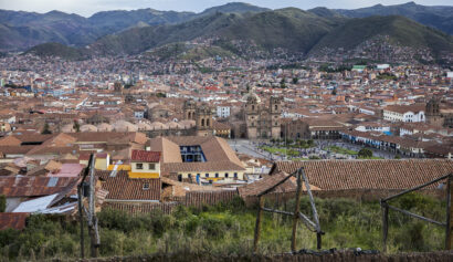 Town Cusco in Peru